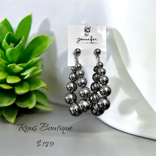 ARETES PLATEADOS